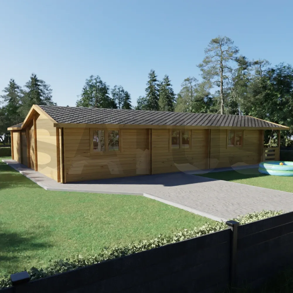 Alicante 14.46×11.5 m – wooden cabin, 110 m², 6 rooms – photo 3