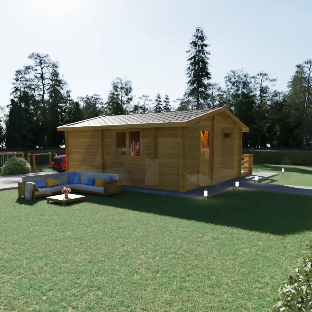 Arona 5.95×6.7 m – wooden cabin, 36.6 m², 3 rooms – photo 2