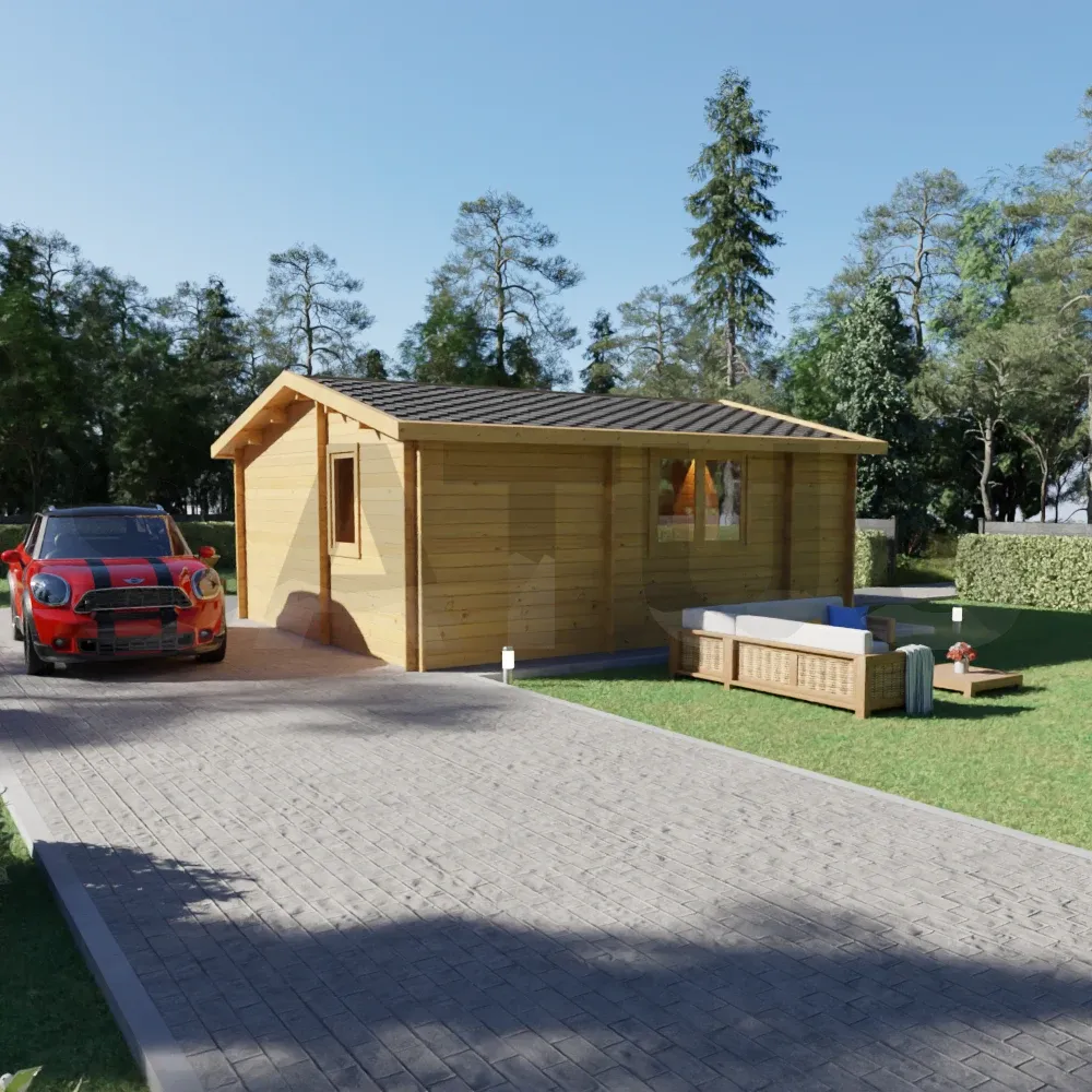 Arona 5.95×6.7 m – wooden cabin, 36.6 m², 3 rooms – photo 3