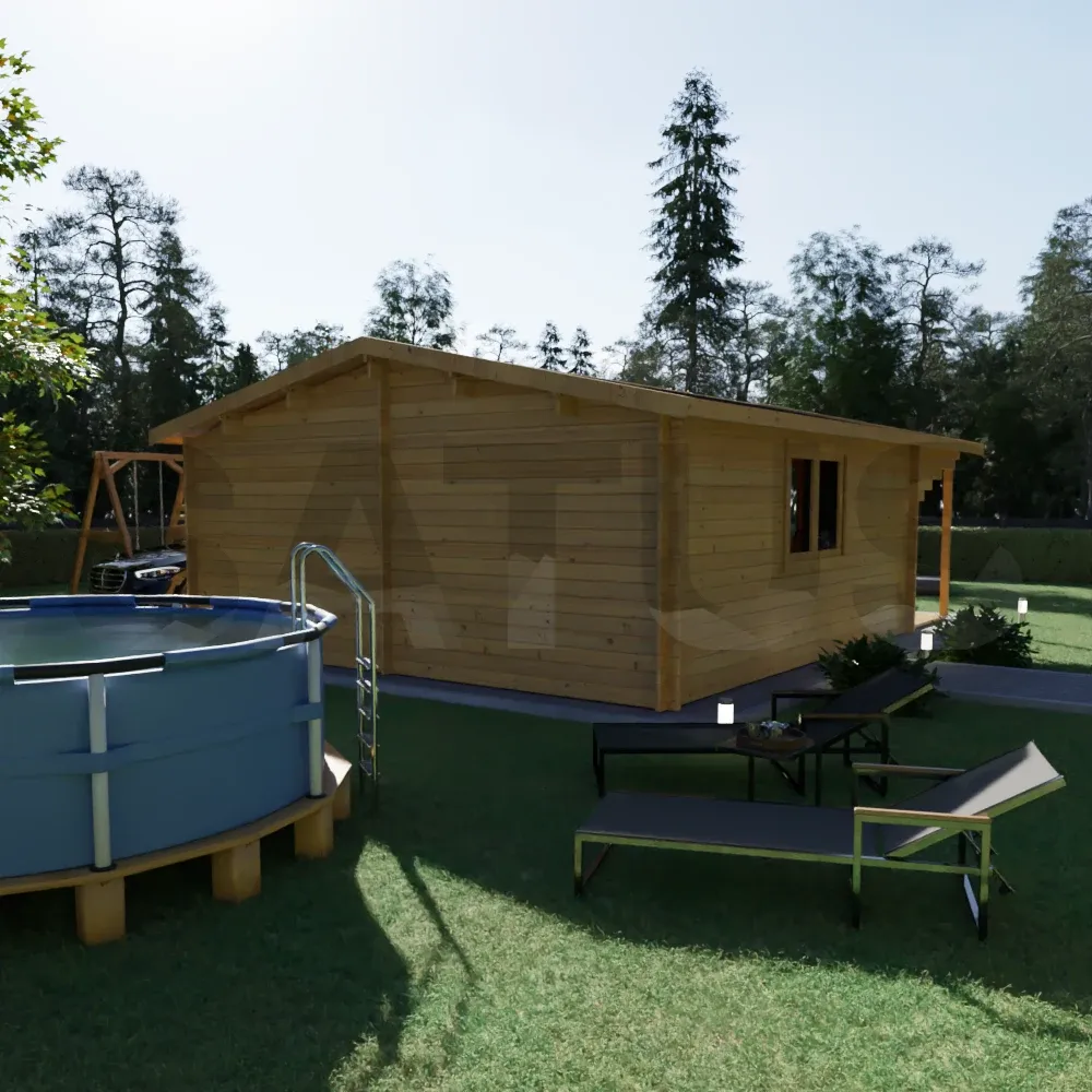 Avila 5.95×7.7 m – wooden cabin, 45.8 m², 1 room – photo 2
