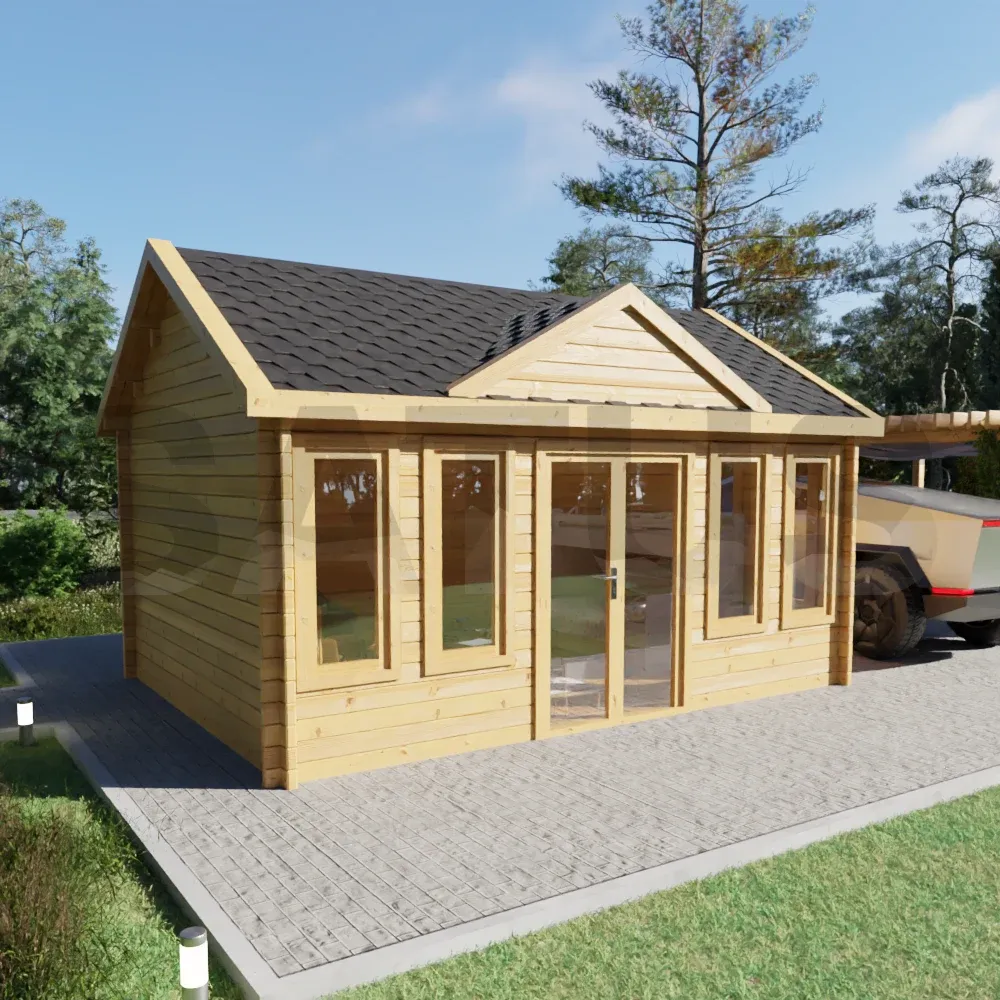 Boston 5.5x4 m – wooden cabin, 22 m², 1 room