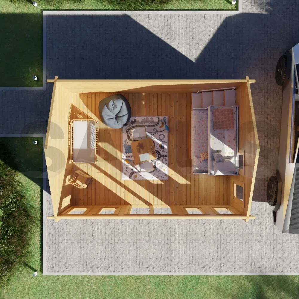 Boston 5.5x4 m – wooden cabin, 22 m², 1 room – photo 5