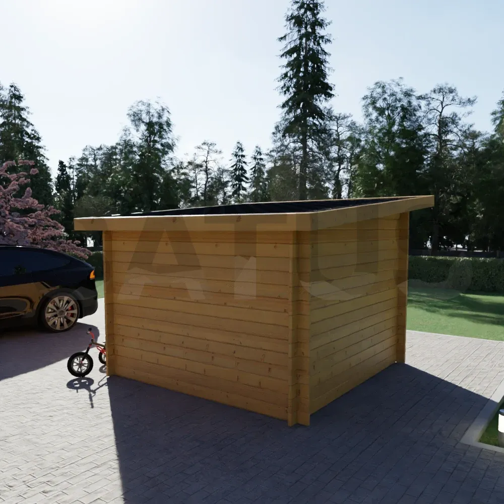 Bron 3×3 m – wooden cabin, 9 m², 1 room – photo 2