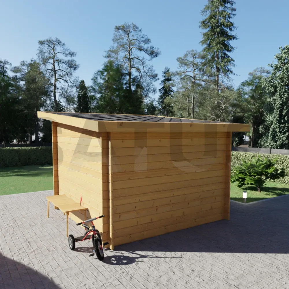 Bron 3×3 m – wooden cabin, 9 m², 1 room – photo 3