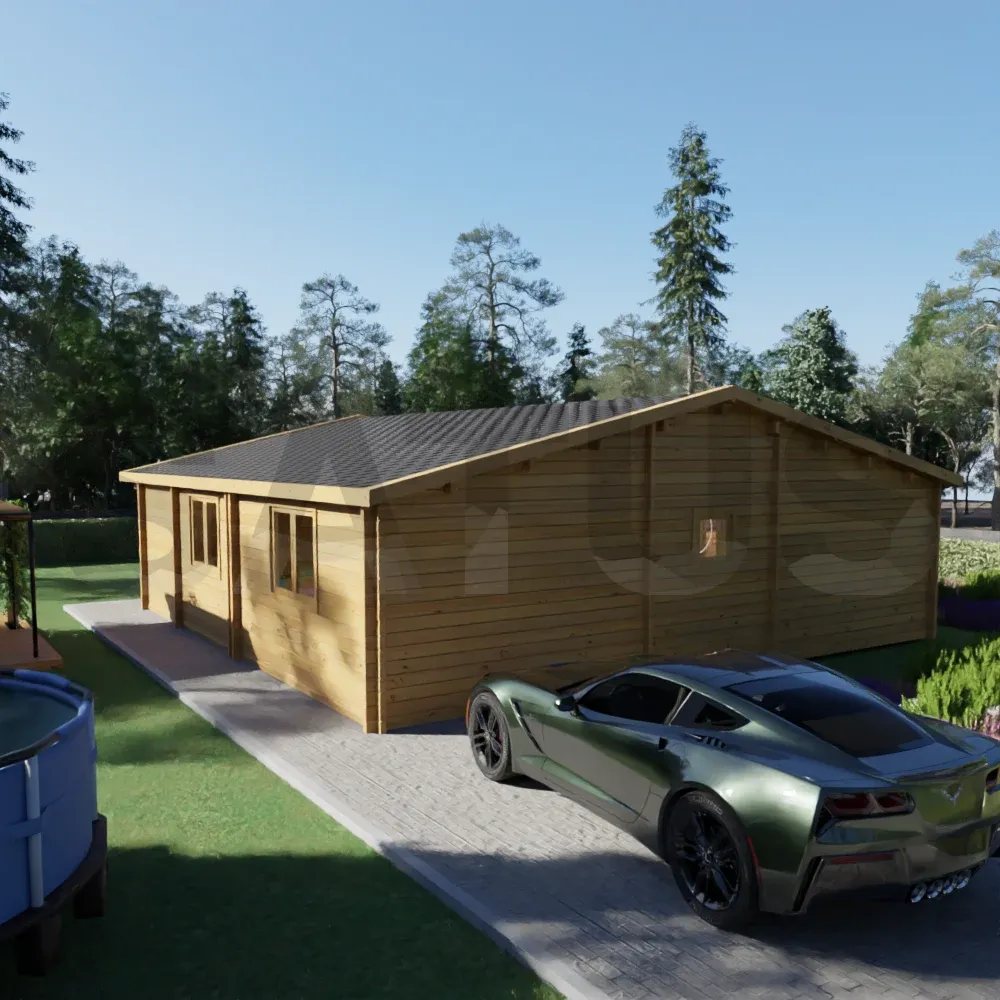 Cadiz 9×9 m – wooden cabin, 81 m², 6 rooms – photo 3
