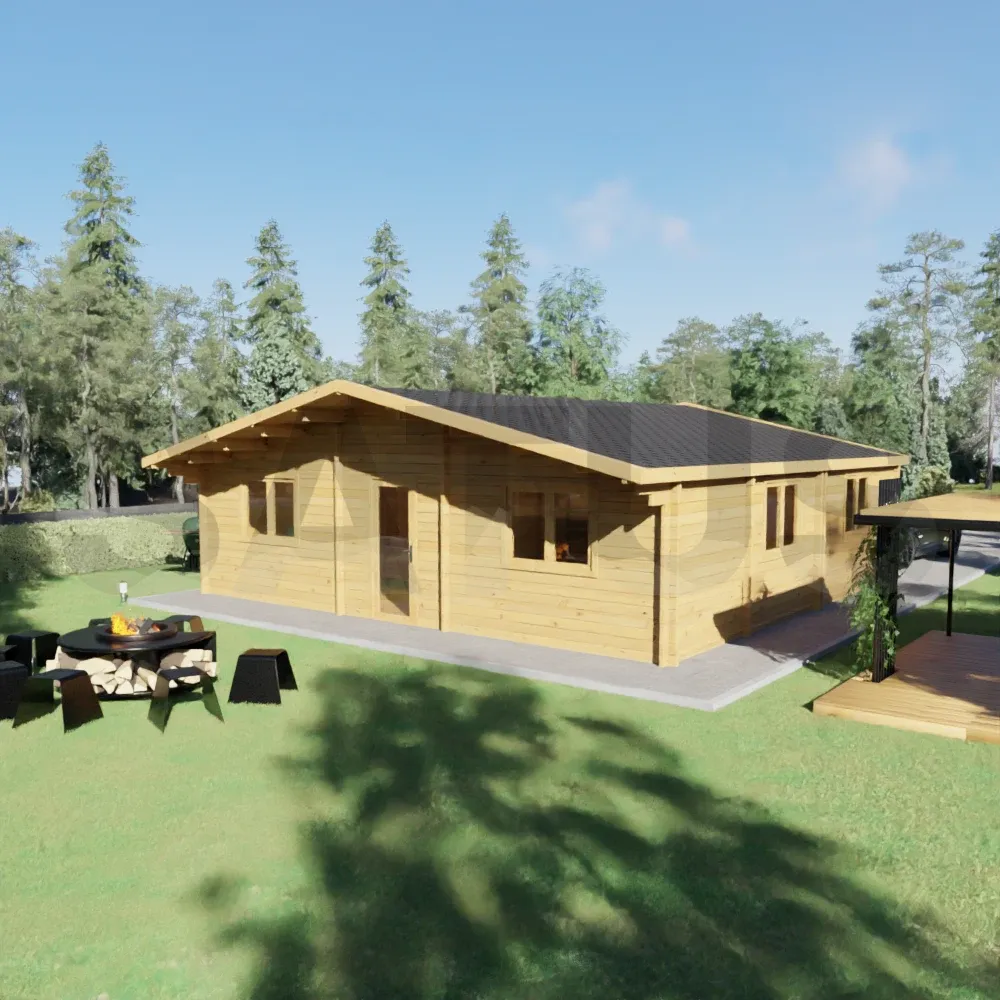 Cadiz 9×9 m – wooden cabin, 81 m², 6 rooms – photo 4
