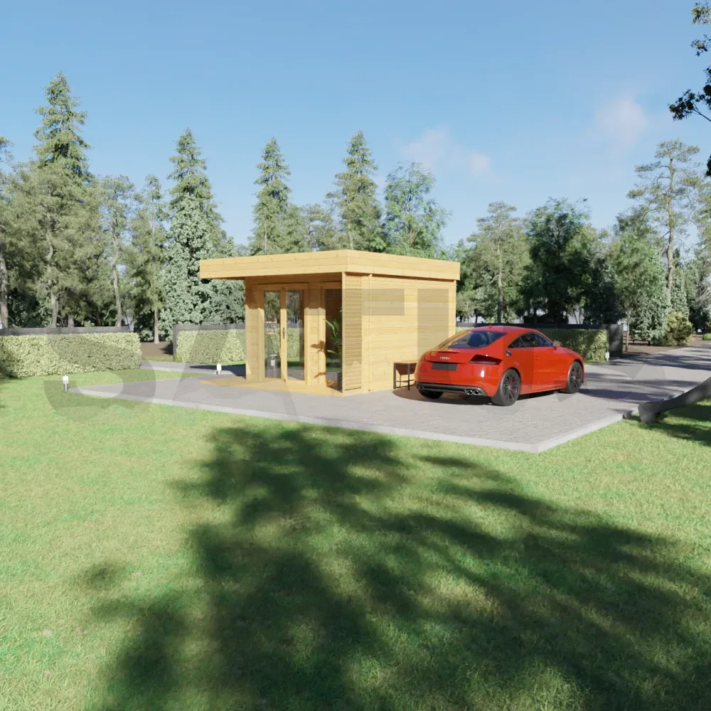 Capri 4.2×4.2 m – wooden cabin, 17.7 m², 2 rooms – photo 4