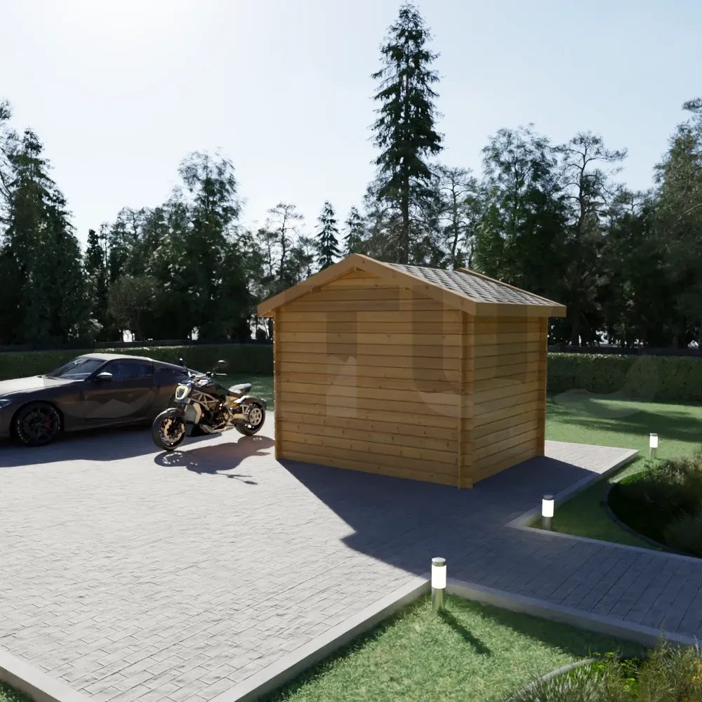 Feira 3×2.5 m – medinis namelis, 7.5 m², 1 patalpa – nuotrauka 2