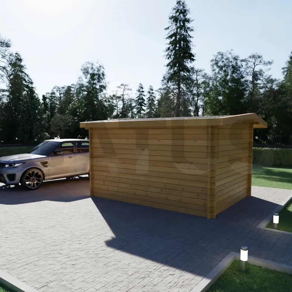 Kemi 4×3 m – medinis namelis, 12 m², 1 patalpa – nuotrauka 2