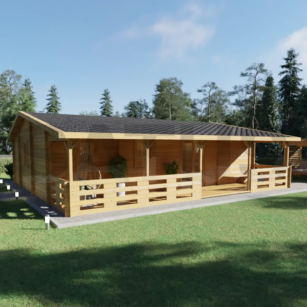 Madrid 10.2x9 m – wooden cabin, 91.8 m², 6 rooms