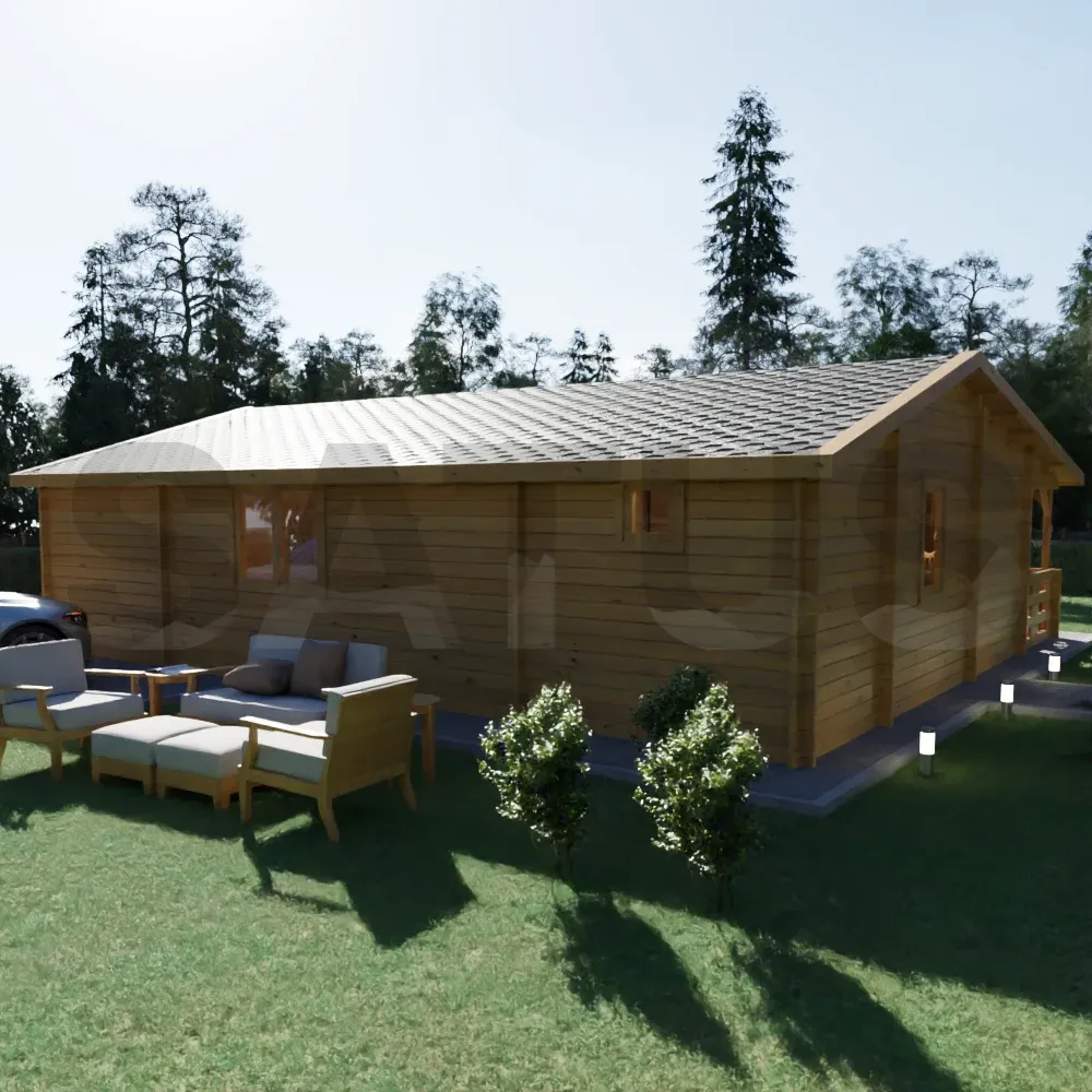 Madrid 10.2x9 m – medinis namelis, 91.8 m², 6 patalpos – nuotrauka 2