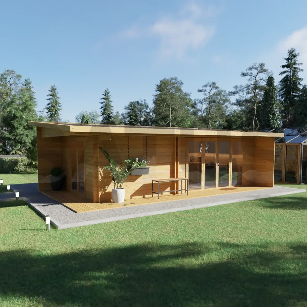 Marbella 8.9×4.9 m – wooden cabin, 43.6 m², 3 rooms