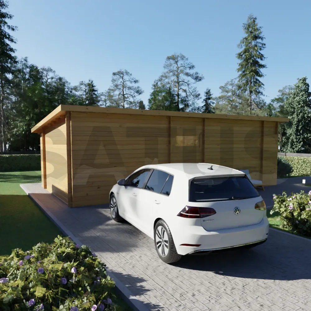 Marbella 8.9×4.9 m – medinis namelis, 43.6 m², 3 patalpos – nuotrauka 3