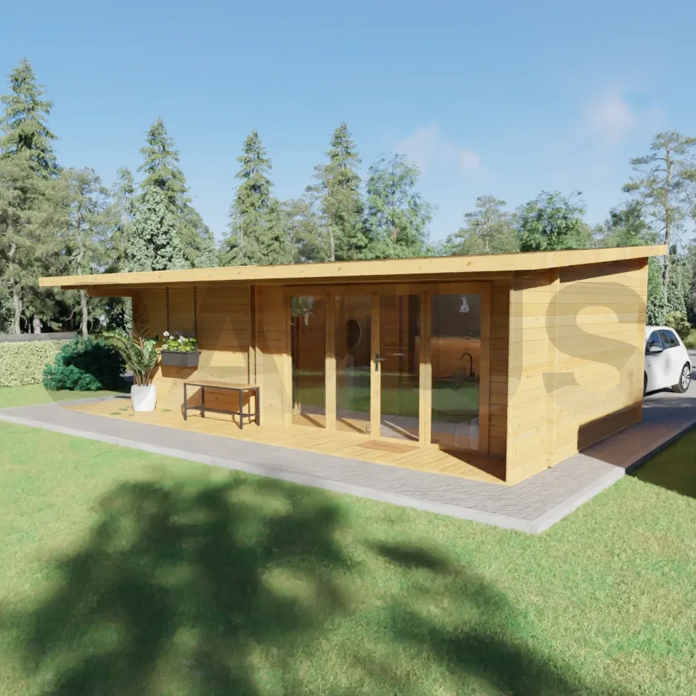 Marbella 8.9×4.9 m – medinis namelis, 43.6 m², 3 patalpos – nuotrauka 4