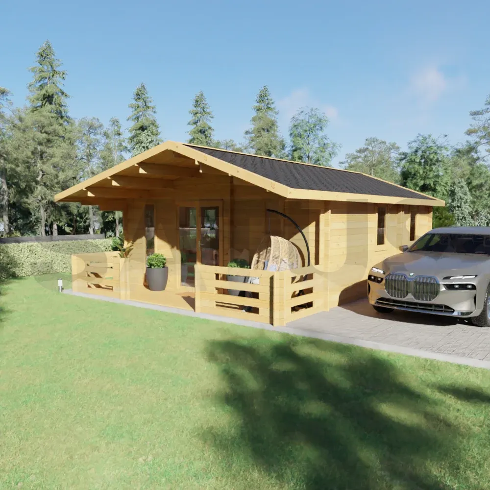 Padova 5.95×8 m – wooden cabin, 47.6 m², 3 rooms – photo 4