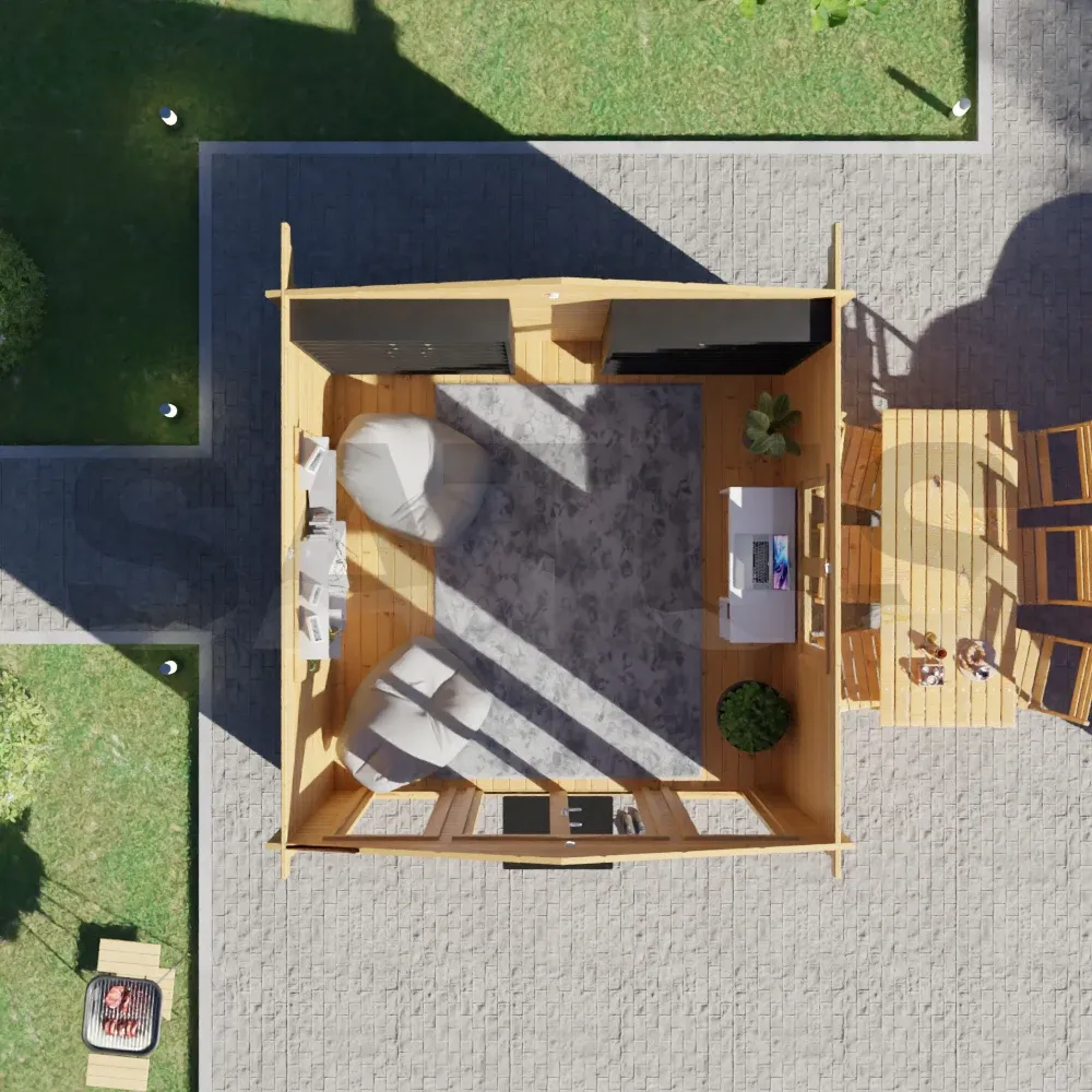 Sicilia 4×4 m – wooden cabin, 16 m², 1 room – photo 5