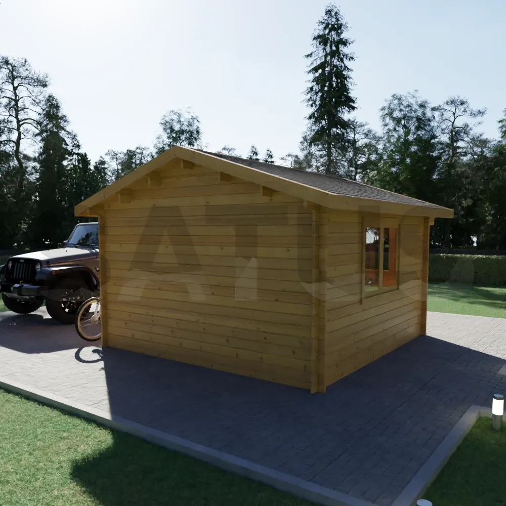 Unna 4×4 m – medinis namelis, 16 m², 1 patalpa – nuotrauka 2