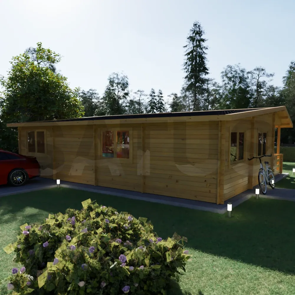 Valencia 6.9×10 m – wooden cabin, 59.5 m², 5 rooms – photo 2
