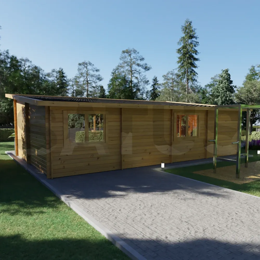 Valencia 6.9×10 m – wooden cabin, 59.5 m², 5 rooms – photo 3