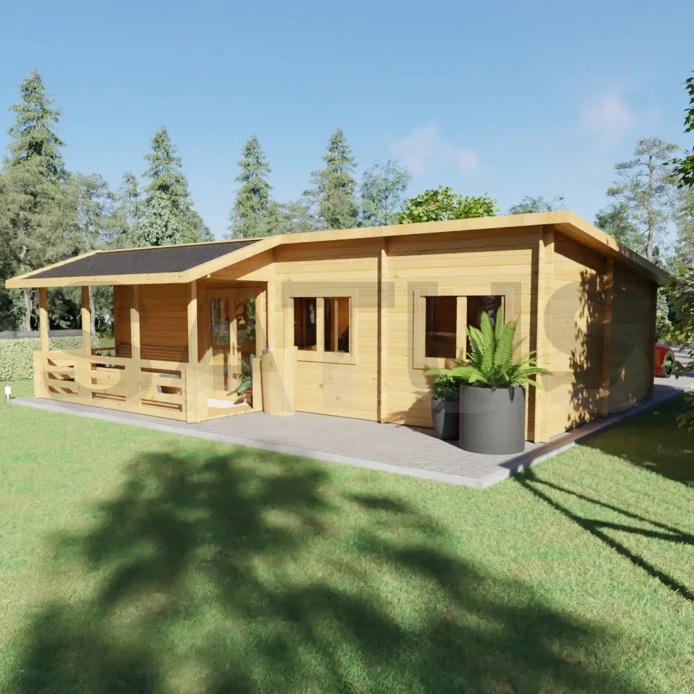 Valencia 6.9×10 m – wooden cabin, 59.5 m², 5 rooms – photo 4
