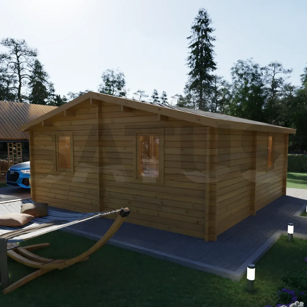 Vasto 5.95×5.95 m – wooden cabin, 35.4 m², 4 rooms – photo 2