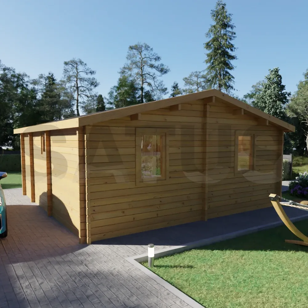 Vasto 5.95×5.95 m – wooden cabin, 35.4 m², 4 rooms – photo 3