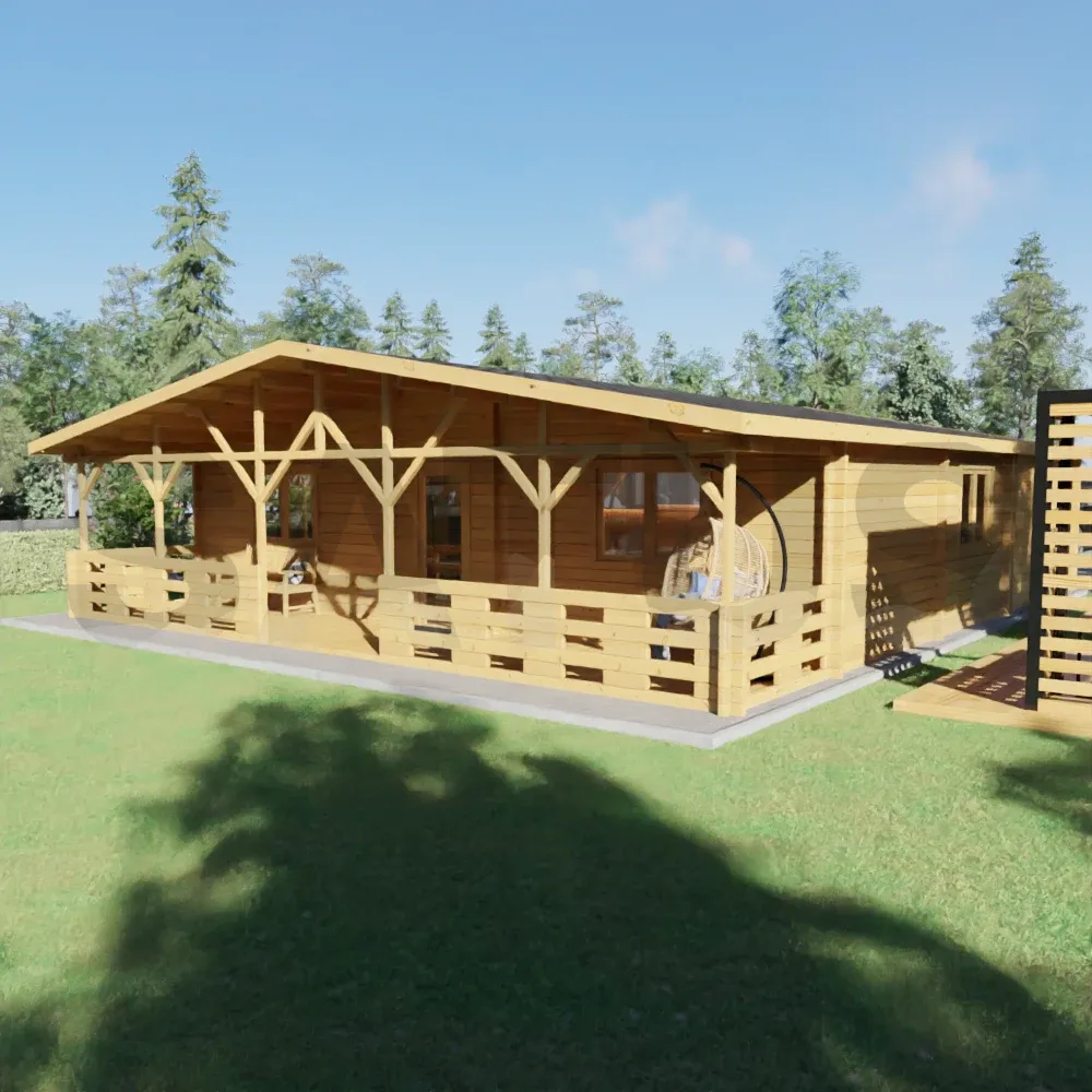 Vitoria 10.18×12.41 m – medinis namelis, 126 m², 6 patalpos – nuotrauka 4