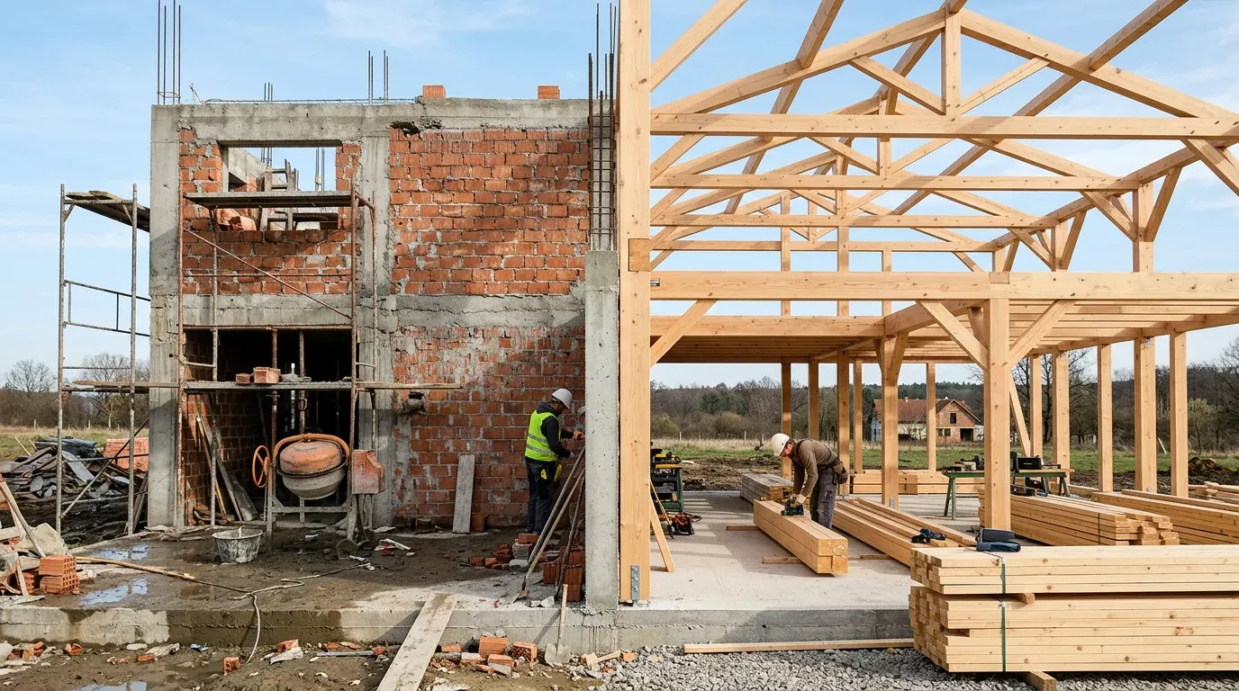 Timber vs Brick and Concrete: The Real Sustainability Comparison